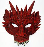 Maska - Drak Barva: červená