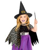 Čarodějnická sada pro děti - plášť a klobouk