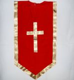 Mikulášský plášť - červený