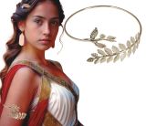 Kovový náramek - vavřínový